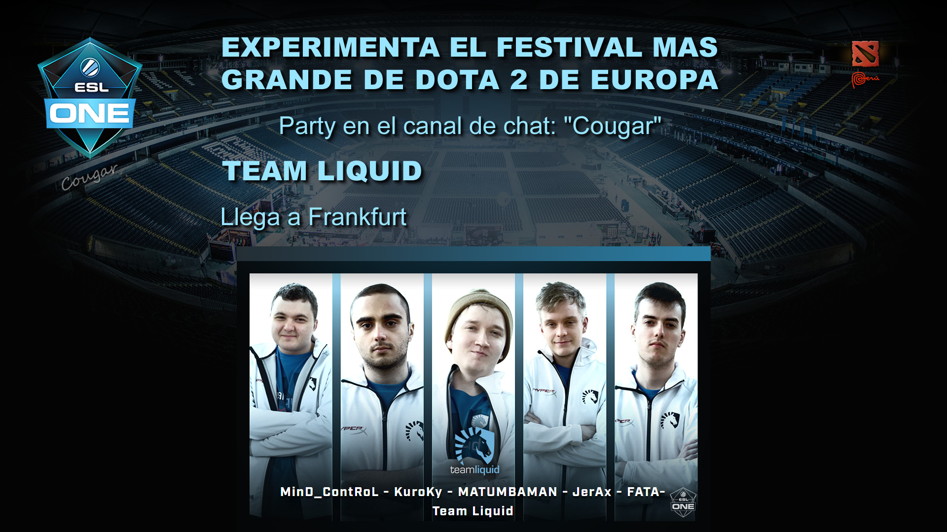 ESL ONE FRANKFURT 2016 Team Liquid